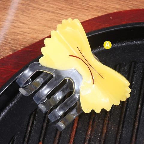 Haarklem Vorm Fruit Voedsel Acetaat Tomaat Aardbei Pasta Zoete Franse Stijl Haaraccessoire Voor Vrouwen Updo Tool
