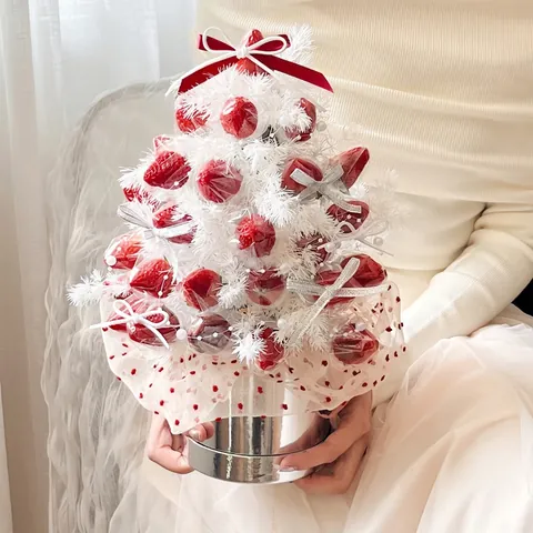 Round Gift Box Cylinder Flower Packaging Bucket Cardboard Mini Bouquet Holder Christmas Birthday Party Wedding Elegant Decor