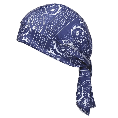 Paisley Pattern Durag Bandana Cap Breathable Elastic Polyester Outdoor Sport Riding Pirate Hat For Men Women Headwear