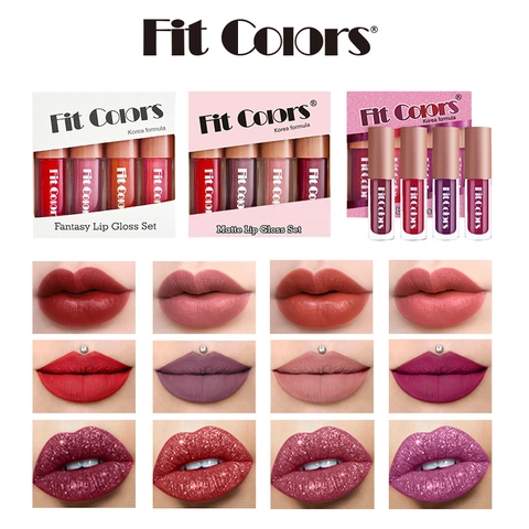 Βελούδινο Ματ Lip Gloss Και Λαμπερό Glitter Lip Glaze Αδιάβροχο Μακιγιάζ Μεγάλης Διάρκειας Για Γυναίκες
