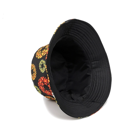 Wendbarer Anglerhut Polyester Sonnenschutz Faltbar Mandala Blumenmuster Boho Ethno Stil Für Damen Herren