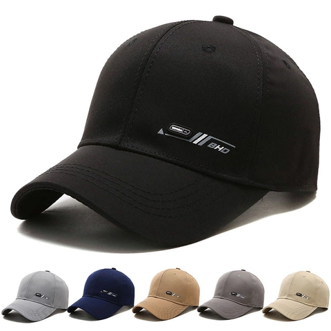 Baseball Cap Polyester Sun Protection Outdoor Casual Adjustable Curved Brim Sport Hat For Men Women