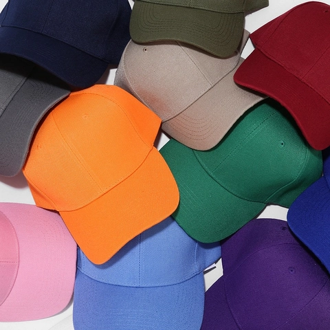 Unisex Baseball Cap Solid Color Cotton Twill Adjustable Strap Back Sun Protection Curved Brim Casual Minimalist Sport Hat