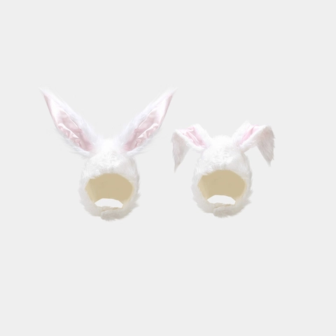 Chapeau Mignon À Oreilles De Lapin En Peluche Hiver Chaud Bonnet À Oreillettes Fausse Fourrure Pour Femmes