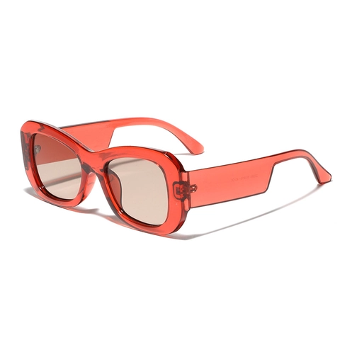 Occhiali da Sole Retrò Quadrati con Montatura Grande e Spessa Protezione UV400 Moda Viaggio Occhiali per Uomo Donna All'aperto