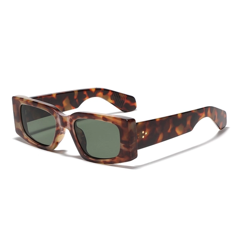 Occhiali da Sole Quadrati Retro Stile Futuro Y2K per Uomo Donna Protezione UV400 Montatura PC Spessa Moda Outdoor Eyewear