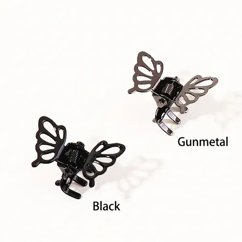 Mini Schmetterling Haarklammer Legierung Metall Ausgehöhlt Vintage Kleine Haarnadel Retro Mode Kopfschmuck Damen Mädchen