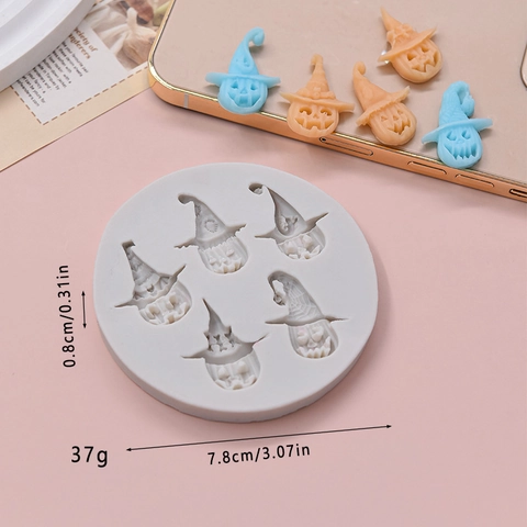 Halloween Pompoen Toenaarshoed Siliconen Vorm Voor Bakken Fondant DIY Hars Ambacht Cake Decoratie