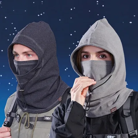 Pasamontañas De Invierno Gorro De Poliéster Forro Polar Térmico Calentador De Cuello Mascarilla Cortavientos Ciclismo Esquí Adultos