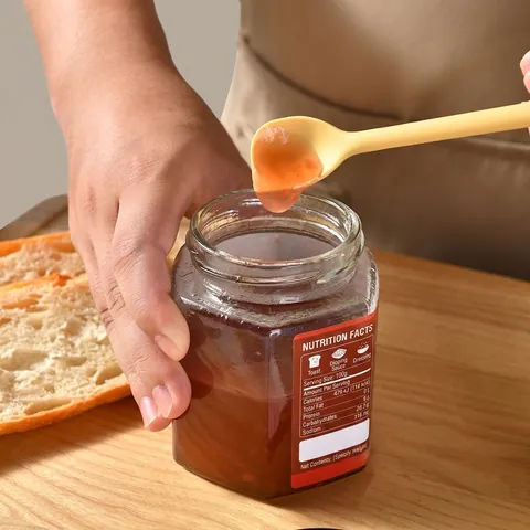 Silicone Jam Spatula Double Ended Long Handle Scraper Spoon Food Grade Heat Resistant Kitchen Baking Tool