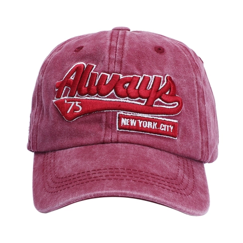 Cappello Da Baseball In Cotone Lavato Vintage Con Ricamo Always 75 Berretto Protezione Solare Per Uomo E Donna