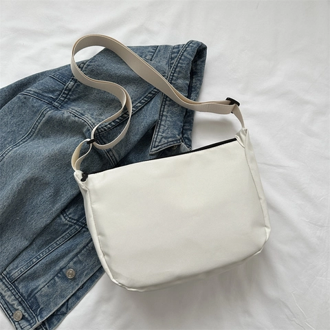 Borsa A Tracolla In Nylon Da Donna Borsa Mezzaluna Design Di Nicchia Trendy Street Borsa Da Mano Casual Per Uso Quotidiano