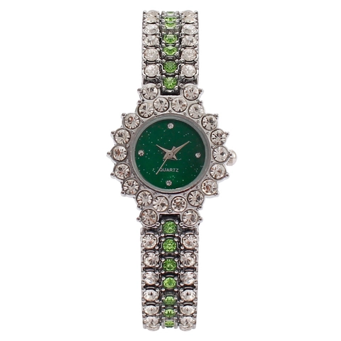 Orologio Al Quarzo Da Donna Di Lusso Bracciale In Metallo Con Strass Quadrante Cielo Stellato Gioielli Di Moda