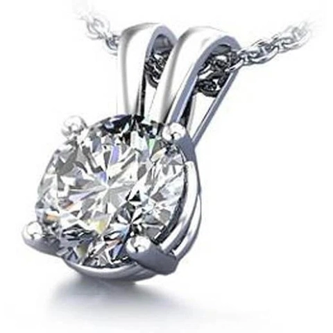 Pendant Necklace Zirconia Copper Platinum Plated Elegant Classic Jewelry For Women Fashion Accessories