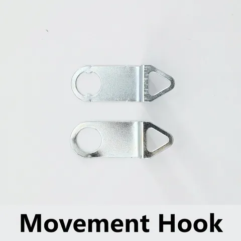 Uhrwerk Haken Universell Metall Quarzuhr DIY Aufhänger Zubehör Silber Reparaturteile Wandmontage Hardware
