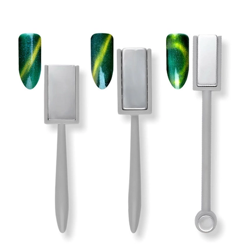 Nagelkunst Magnetstab Für Cat Eye Gel Lack Doppelkopf Quadratisch Rund Magnetisches Werkzeug Für Maniküre Design