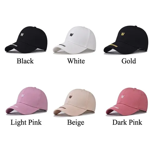 Baseball Cap Washed Cotton 3D Letter Embroidery Adjustable Sunshade Hat Casual Vintage Style Unisex