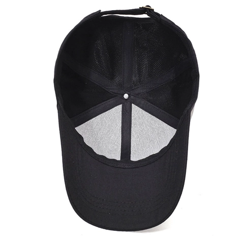 Casquette De Baseball Homme Femme Sergé De Coton Boucle Métallique Réglable Étiquette Lettre F Protection Solaire Loisirs