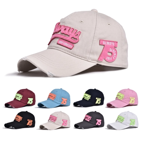 Cappello Da Baseball Cotone Vintage Lavato Distressed Always 75 Ricamo Retro Cappello Sole Streetwear