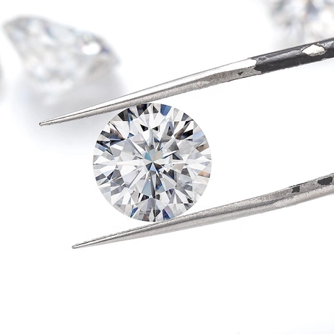 D Color VVS Moissanite Loose Stone Round Brilliant Hearts And Arrows Cut With GRA Certificate For DIY Jewelry Making Gift