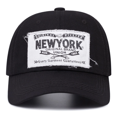 Cappello Da Baseball Retro New York Lettere Stampate Patch Regolabile Hip Hop Streetwear Cappello Da Sole