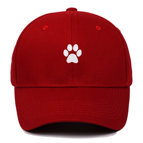 Hochwertige Baumwolle Baseballkappe Für Herren Damen Koreanischer Stil Cartoon Katzenpfote Stickerei Verstellbar Outdoor Sport Sonnenhut