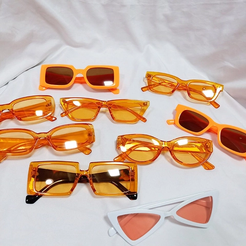 Occhiali Da Sole Quadrati retrò Donne Uomini Moda Montatura Spessa Protezione UV400 Occhiali Plastica Accessori