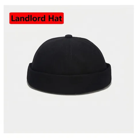 Gorro Docker Retro Sin Ala Algodón Puro Ajustable Sombrero Marinero Miki Para Hombres Mujeres Vintage Casual