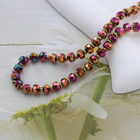 Cuentas De Cristal De Rondelle Facetadas Para Hacer Joyas DIY Pulseras Collares Accesorios Coloridos Y Brillantes
