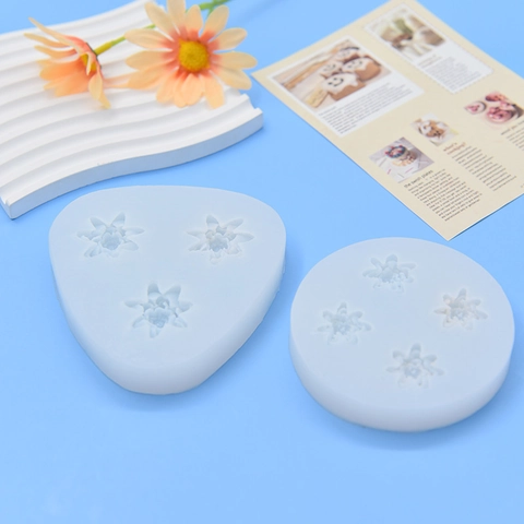 Lotus Blume Silikonform Fondant Tortendeko DIY Backen Zuckerhandwerk Harz Ton Handwerk Zubehör
