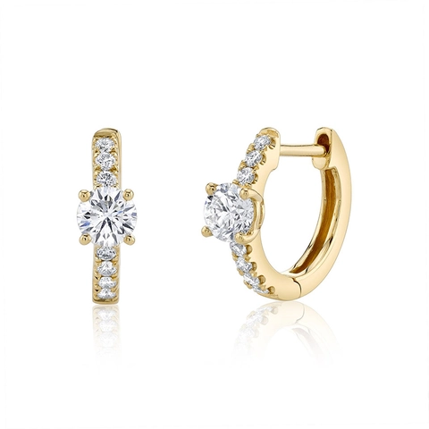 Eleganti Orecchini Huggie In Rame Placcato Oro Con Zirconia Cubica Marquise Pera Rotonda Per Donna Stile Ins Lusso