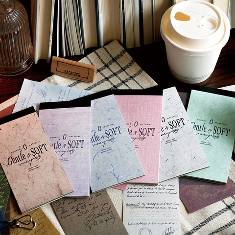 Ensemble De Papier Matériel Scrapbooking Vintage Kraft Papier Calque Rétro Écriture Esthétique Décor De Collage DIY
