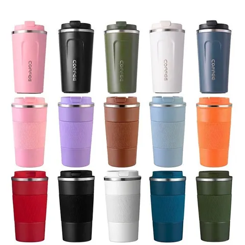 Stainless Steel Coffee Mug Vacuum Insulated Smart Temperature Display Leakproof Travel Thermal Cup Portable Insulated Bottle