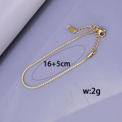 Minimalist Stainless Steel 18K Gold Plated Snake Chain Necklace For Women Retro Spiral Wave Chain Bracelet Jewelry Accessory