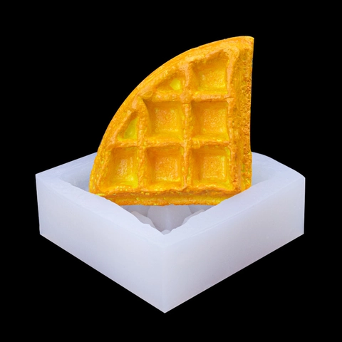 Triangle Waffle Silicone Mold For DIY Baking Cake Mousse Soap Candle Making Aromatherapy Plaster Creative Dessert Decoration