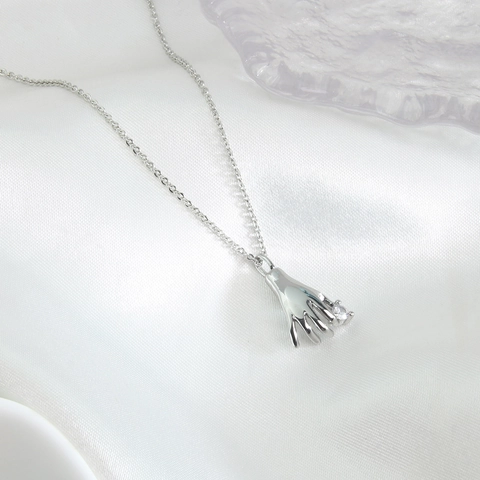 Collana con Ciondolo in Rame con Strass Vintage Sole Luna Stella Croce Malocchio Stile Tarocchi Gioielli Donna Oro Argento