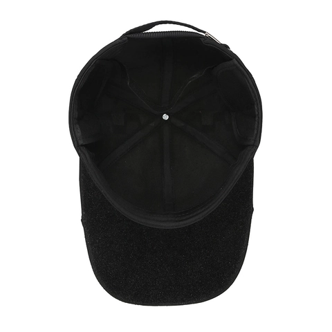 Heren Honkbalpet Doorgestikt Diamantpatroon Polyester Winter Warm Outdoor Verstelbaar Metalen Logo Casual Hoed