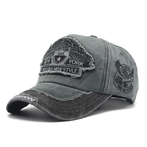 Gorra De Béisbol De Algodón Lavado Vintage Distressed Bordado Retro Sombrero De Sol Ajustable Para Hombres Mujeres