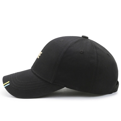 Casquette De Baseball Unisexe Broderie Lettre ONE Visière Courbée Réglable Protection Solaire Plein Air Streetwear Mode