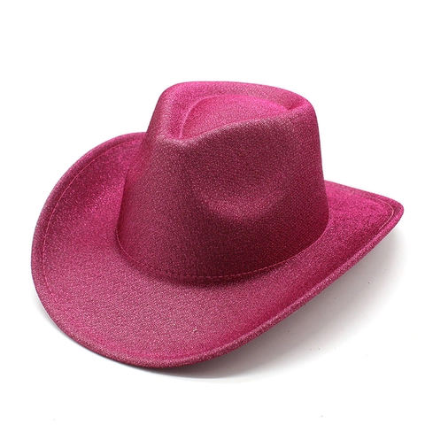 Cappello Da Cowboy Occidentale Glitterato Tesa Larga Paillettes Cappello Da Festa Per Uomo E Donna Stile Disco