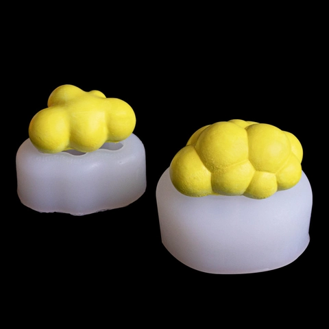Cloud Shape Silikonform 3D Fondant Schokolade Tortendeko Werkzeuge DIY Handgemachte Seife Kerzenherstellung Bastelbedarf