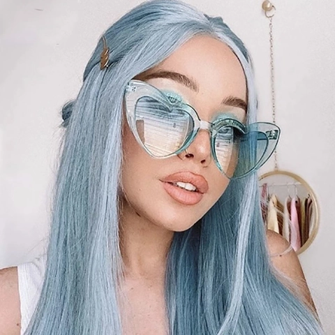Herzform Sonnenbrille UV400 Schutz Glitzer Mode Brille Für Party Outdoor Reisen Strand Frauen Mädchen