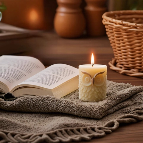 Uil Vorm Siliconen Kaarsvorm Voor DIY Aromatherapie Handgemaakte Ambachtelijke 3D Sculptuur Zeep Maken