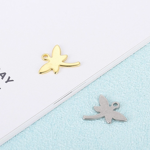 Dijes De Libélula De Acero Inoxidable Para Hacer Joyas De Bricolaje Collares Pulseras Accesorios De Colgante De Animales