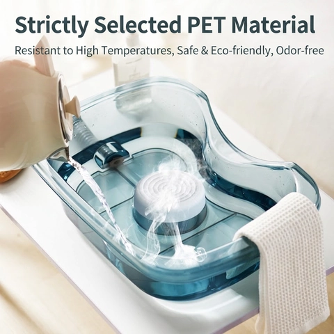 Lavandino Portatile Per Capelli PET Trasparente Supporto Ergonomico Per Collo Ciotola Per Shampoo Da Letto Per Anziani E Pazienti