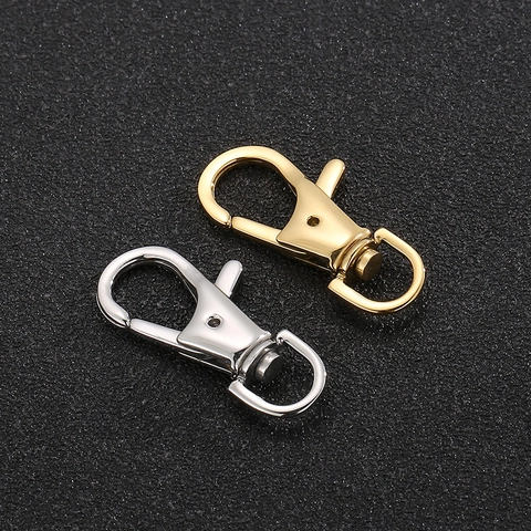 Stainless Steel Rotatable Lobster Clasp Swivel Trigger Snap Hook For Keychain Necklace Bracelet Jewelry Making DIY Accessories