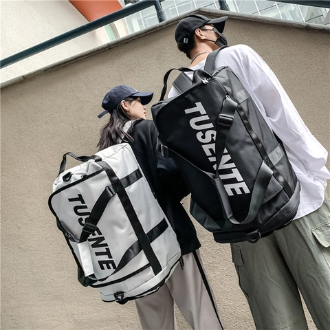 Mochila De Tela Oxford De Gran Capacidad Bolsa De Viaje Multifuncional Bolso De Mano Streetwear Tendencia Unisex Bolsa De Deporte Fitness