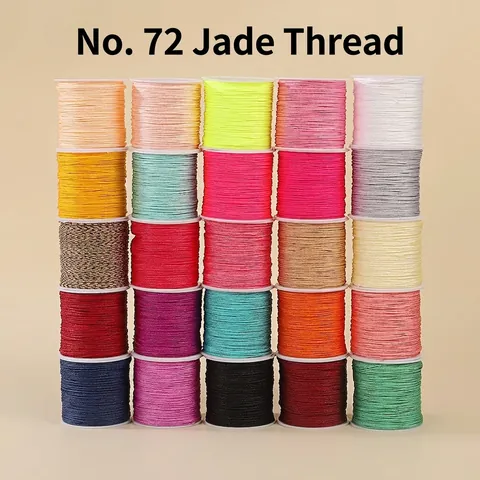 Cordon Tressé En Nylon No 72 Fil De Jade Pour Fabrication Bijoux DIY Bracelet Collier Résistant À L'usure Corde