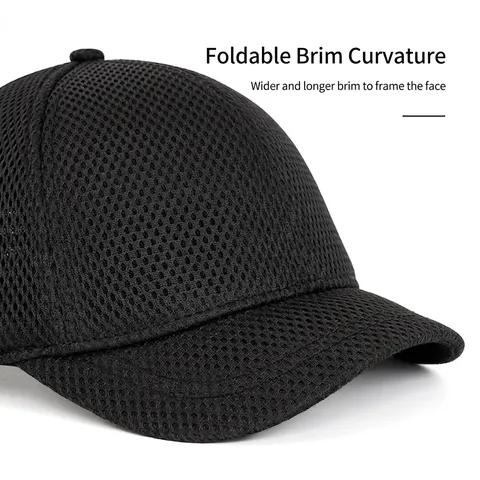 Mesh Baseball Cap Breathable Sun Protection Outdoor Summer Sports Adjustable Sun Hat For Men And Women Versatile