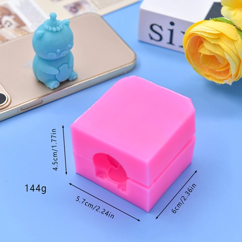 3D Cartoon Schwein Silikonform Zum Backen DIY Kuchendekoration Tierform Fondant Schokolade Seife Kerzenherstellung